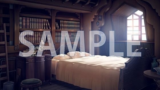 【背景素材】寝室（6267_bg05）【時間差分あり】 メイン画像
