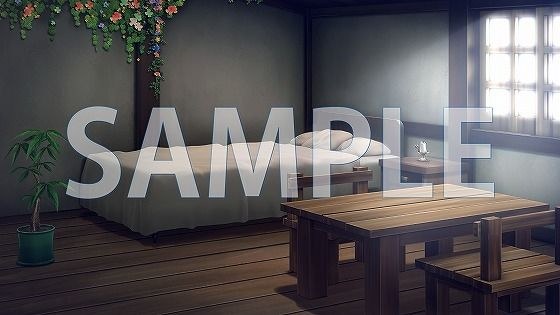 【背景素材】僧侶の部屋（6267_bg08）【時間差分あり】 メイン画像