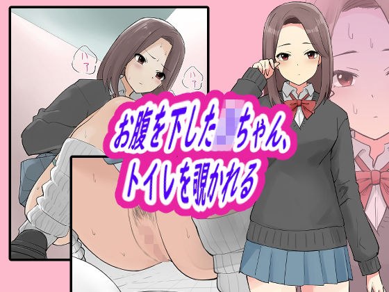 お腹を下したJKちゃん、トイレを覗かれる メイン画像