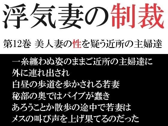 浮気妻の制裁 第12巻 美人妻の性を疑う近所の主婦達 メイン画像