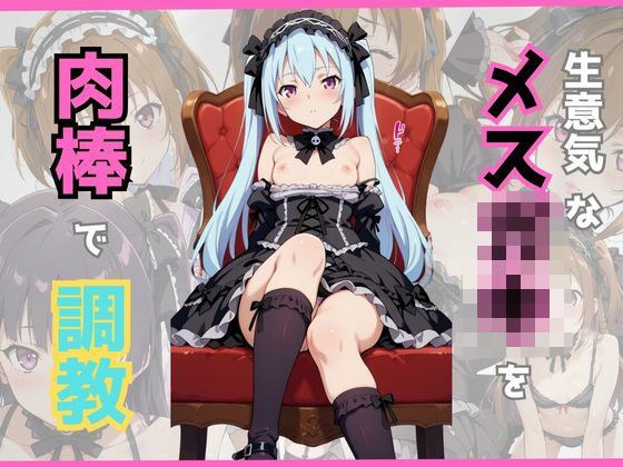 生意気なゴスロリメス〇キを僕の肉棒で餌付け調教 メイン画像