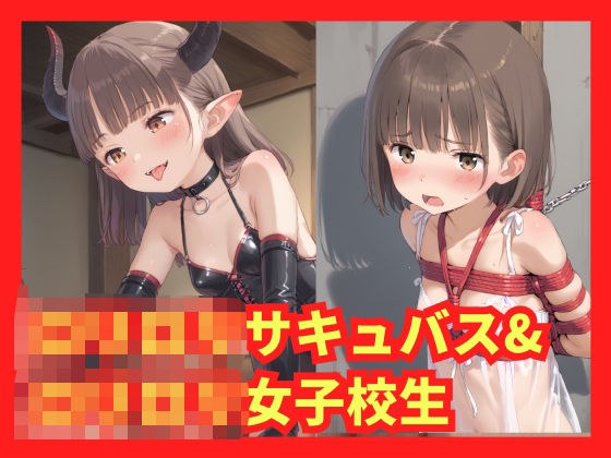ロリロリサキュバス＆ロリロリ女子校生 メイン画像