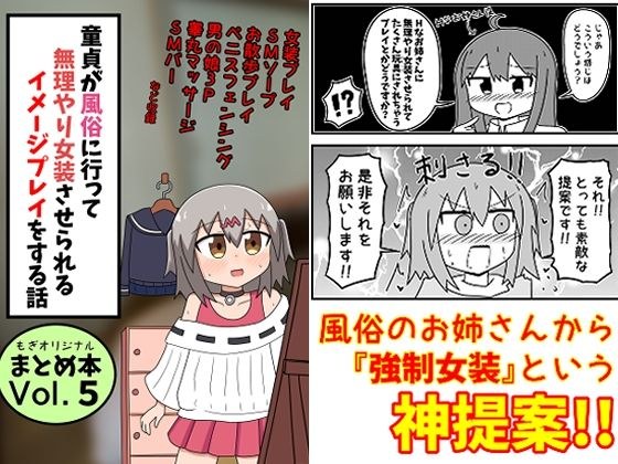 童貞が風俗に行って無理やり女装させられるイメージプレイをする話 まとめ本Vol.5 メイン画像