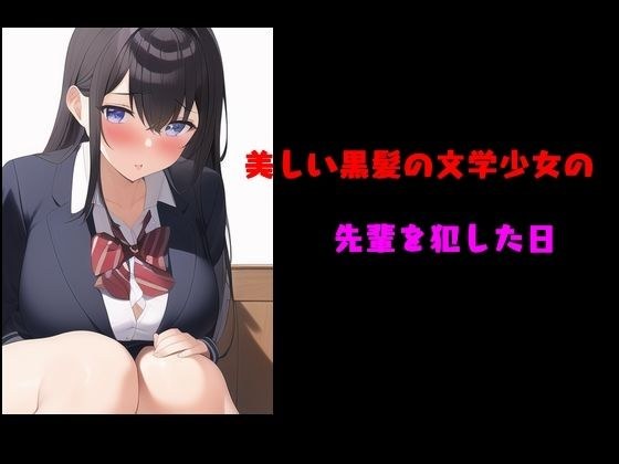 美しい黒髪の文学少女の先輩を犯した日 メイン画像
