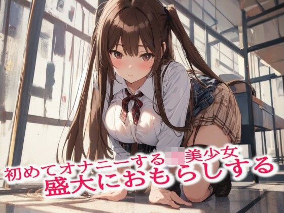 初めてオナニーするJK美少女あまりの気持ちよさに盛大におもらしする メイン画像
