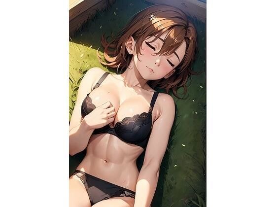 御坂〇琴 黒ブラ 睡眠射精(100枚)