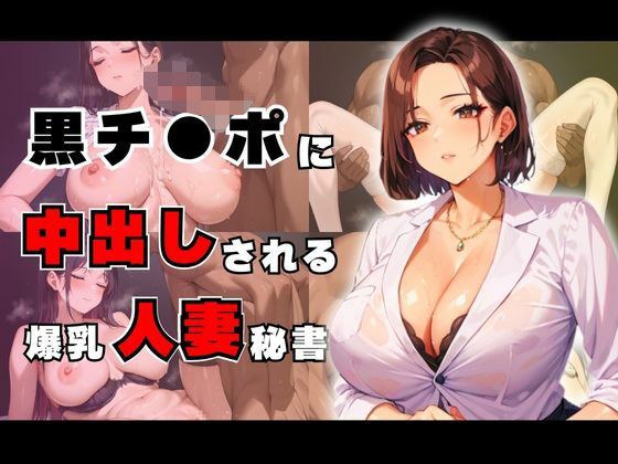 巨根黒チ●ポで乱交中出しされる爆乳人妻秘書 メイン画像