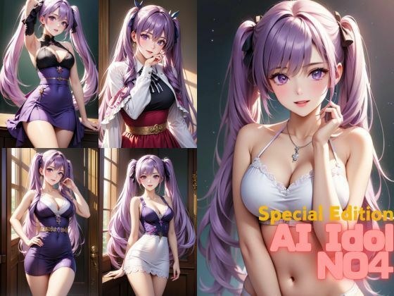 【AI美女:イラスト集4】AI Beauty: naked sexy women posters anime メイン画像