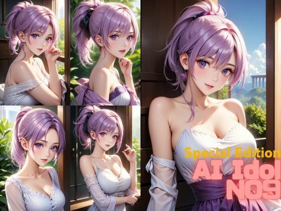 【AI美女:イラスト集9】AI Beauty: naked sexy women posters anime メイン画像