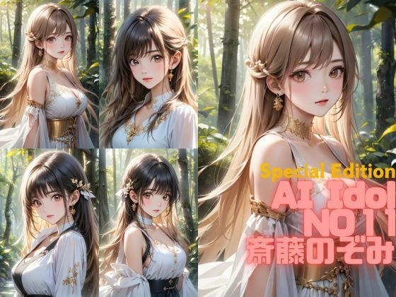 【AI美女:イラスト集11】AI Beauty: naked sexy women posters anime メイン画像