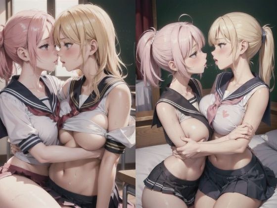 女子校生のえちえち絡み合い メイン画像