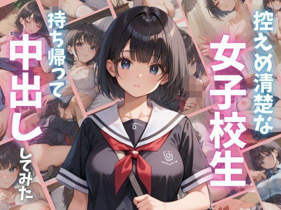 控えめ清楚な女子校生 持ち帰って中出ししてみた メイン画像