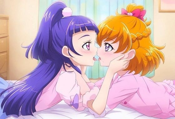 美少女たちの百合キスと女神たちのダブルフェラ メイン画像