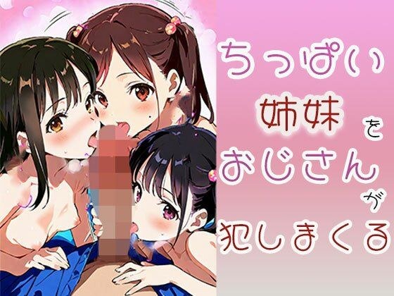 ちっぱい姉妹をおじさんが犯しまくる メイン画像