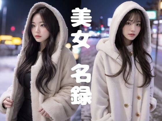 【美女名録】vol2.2  彼女の冬のコートコレクション 210枚  【AIグラビア写真集】 メイン画像