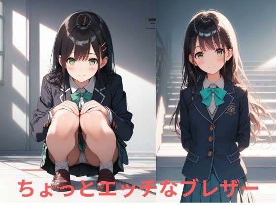 ちょっとエッチなブレザー制服美少女 メイン画像