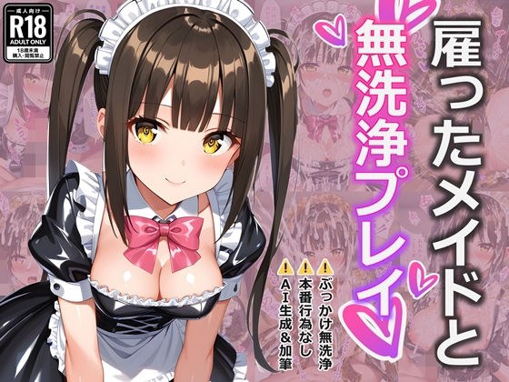 雇ったメイドとぶっかけ無洗浄プレイ メイン画像