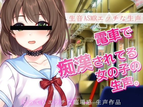 生音ASMR〜電車で痴●されてる女の子〜とってもエッチな臨場感の生声作品 メイン画像