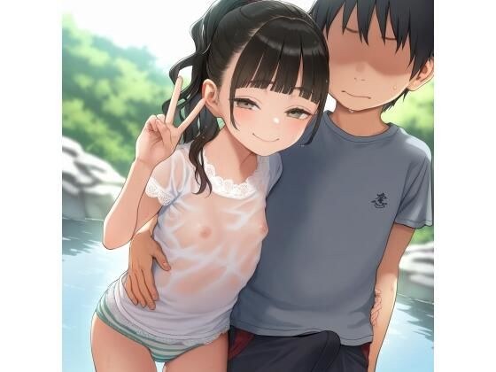 田舎のよくある川遊び メイン画像