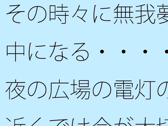 その時々に無我夢中になる・・・・夜の広場の電灯の近くでは今が大切 メイン画像