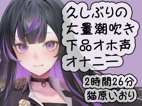 久しぶりの大量潮吹き下品オホ声ダラダラオナニー/猫原いおり メイン画像