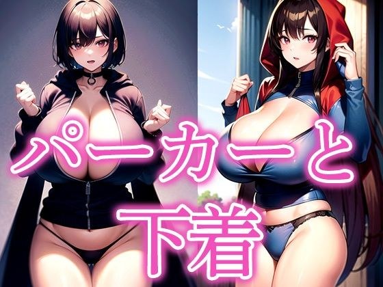 パーカーと下着 メイン画像