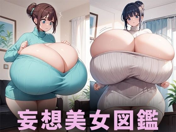 爆乳美女【妄想イラスト美女図鑑vol.167】 メイン画像