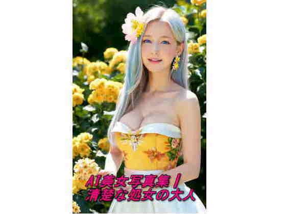 AI美女写真集┃清楚な処女の大人 メイン画像