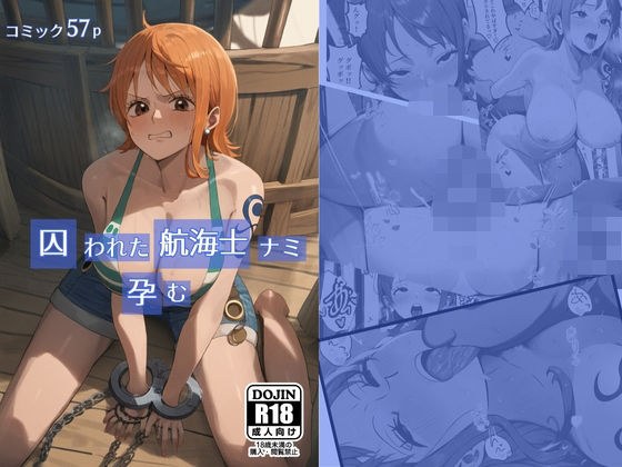 囚われた航海士ナミ、孕む メイン画像