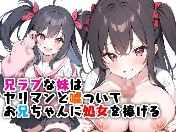 兄ラブな妹はヤリマンと嘘ついてお兄ちゃんに処女を捧げる メイン画像