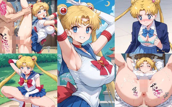 セーラー○ーンイラストエロ画像_「月に代わっておしおきよ」でお馴染みなセーラー戦士うさぎちゃんのエッチな画像集 メイン画像