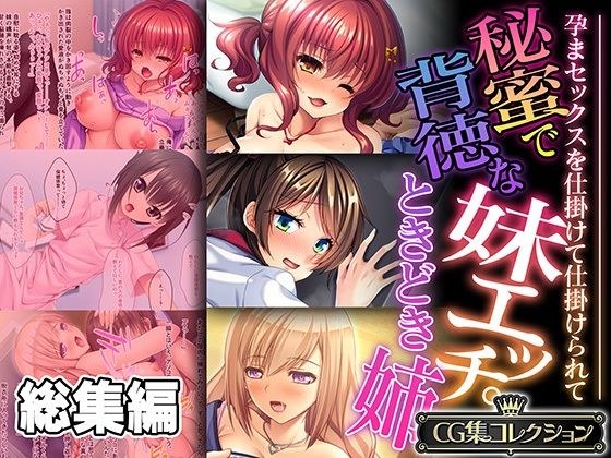 秘蜜で背徳な妹エッチ。ときどき姉 〜孕まセックスを仕掛けて仕掛けられて〜【CG集コレクション】 メイン画像
