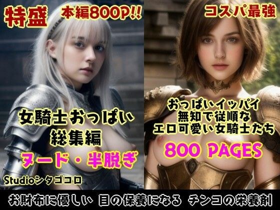 女騎士おっぱい。全5巻お徳用パック〜異世界の女騎士は従順な無知っ子ばかり！脱がし放題セクハラし放題な件。総集編1〜 メイン画像