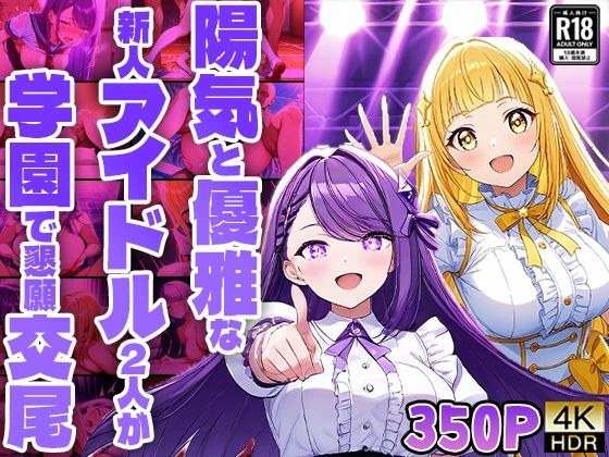 陽気と優雅な新人アイドル2人が学園で懇願交尾【FANZA専売】【4K】 メイン画像