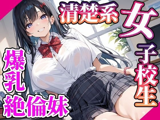 【高画質画像集】清楚系女子校生の爆乳絶倫妹と性処理係の僕 メイン画像