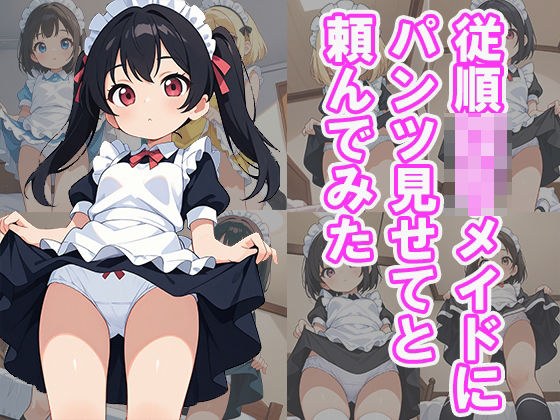 従順ロリメイドにパンツ見せてと頼んでみた メイン画像