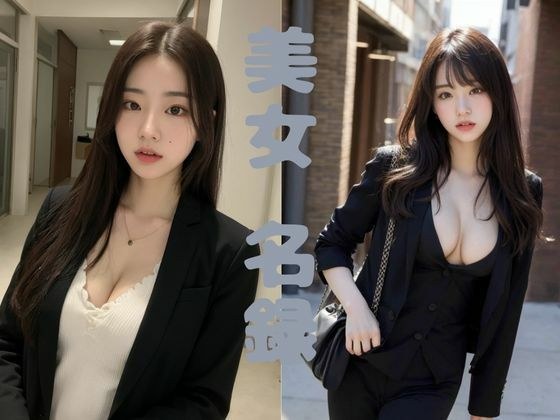 【美女名録】vol1.7  秘書の誘惑。冷たくても、惹かれてしまう。 179枚  【AIグラビア写真集】 メイン画像