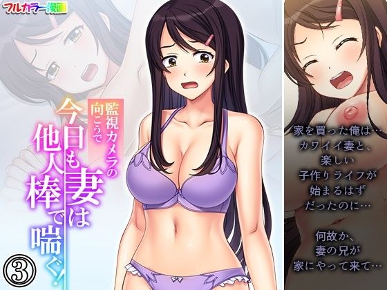 監視カメラの向こうで今日も妻は他人棒で喘ぐ！ 3巻 メイン画像