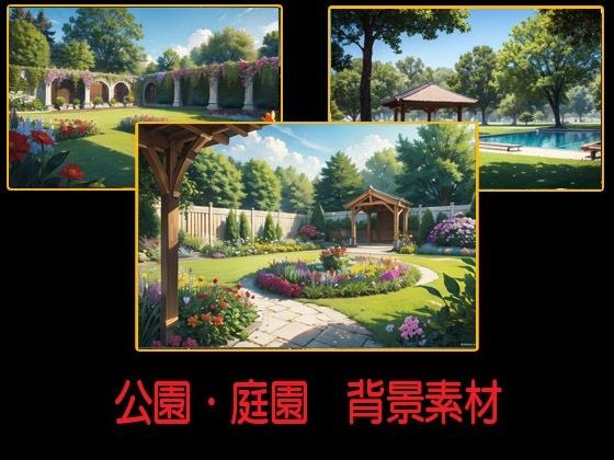 公園・庭園  背景素材 メイン画像