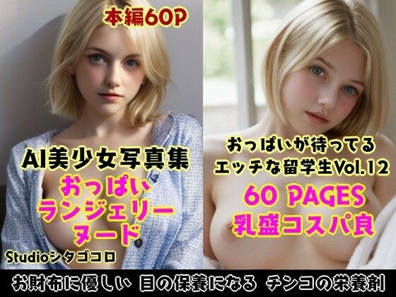 外国人留学生たちが可愛すぎる美少女写真集 Vo1.12〜毎日ベッドに金髪美少女おっぱいが待機している件プチ1〜 メイン画像