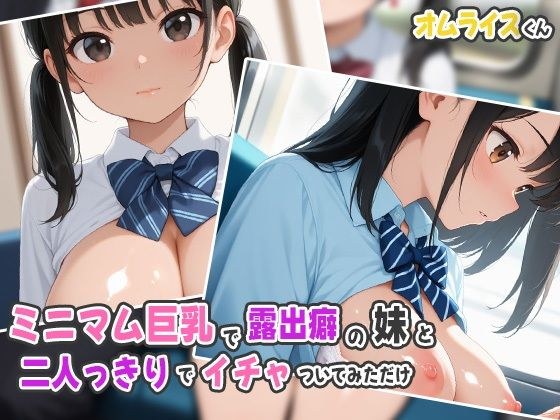 ミニマム巨乳で露出癖の妹と二人っきりでイチャついてみただけ メイン画像