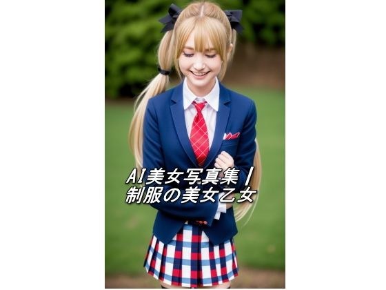 AI美女写真集┃制服の美女乙女 メイン画像