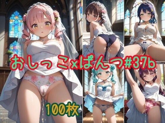 ウェディングドレスっぽいのを着たかわいい女の子がパンツをはいたままおしっこをおもらししている画像集2 メイン画像