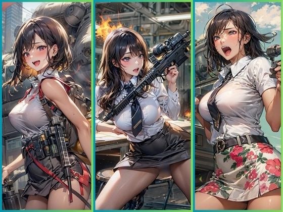 BATTLE ANGELS:戦場を駆ける美女たち【イラスト集】 メイン画像