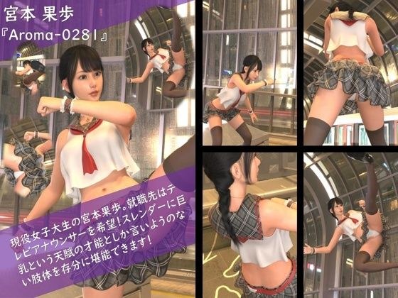 【TD100】スレンダー＆グラマラスビューティー・宮本果歩のグラドル写真集 Aroma-028 メイン画像