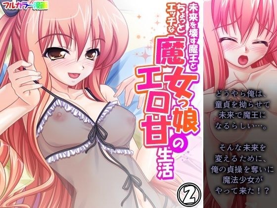 未来を壊す魔王とちょっとエッチな魔女っ娘のエロ甘生活 2巻 メイン画像