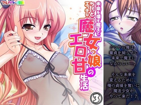 未来を壊す魔王とちょっとエッチな魔女っ娘のエロ甘生活 3巻 メイン画像