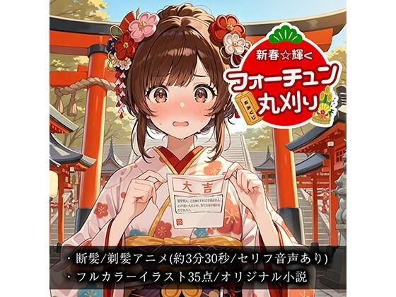 【断髪アニメ＋イラスト集＋ライトノベル】新春☆輝くフォーチュン丸刈り メイン画像