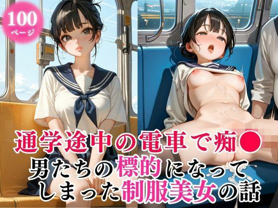通学途中の電車で痴●  男たちの標的になってしまった制服美女の話 メイン画像