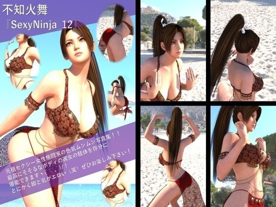【TD100】元祖セクシー女性格闘家『不知火舞（しらぬいまい）』の学生服写真集SexyNinja-12 メイン画像